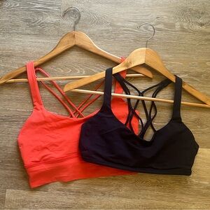 Two size 6 Lululemon Bras